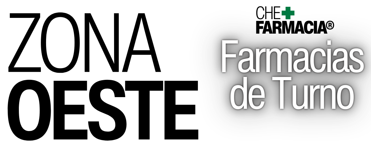 Farmacias de turno en Zona Oeste